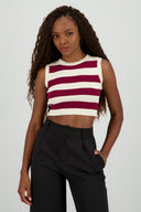 Chaleco Tejido Rayas