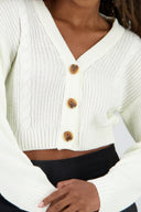 Cárdigan Tejido Punto Botones