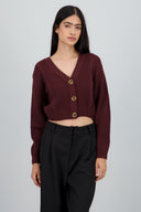 Cárdigan Tejido Punto Botones