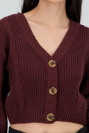 Cárdigan Tejido Punto Botones