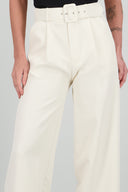 Pantalon Liso Cinturon