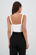 Bodysuit Liso Con Tirante Moños Hypsters