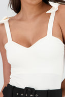 Bodysuit Liso Con Tirante Moños Hypsters