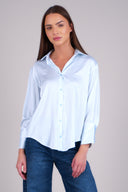Blusa satin rayas manga larga Hypsters