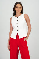 Chaleco largo sastre con botones Hypsters