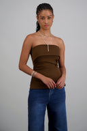 Hipsters double-neck tube top