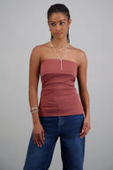 Hipsters double-neck tube top