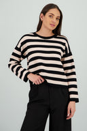 Sueter rayas tacto suave