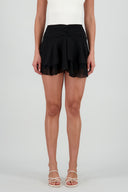 Falda mini chiffon doble olan Hypsters