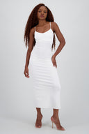 Maxi vestido bodycon liso