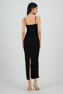 Maxi vestido bodycon liso