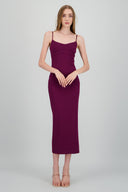 Maxi vestido bodycon liso