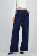 Pantalon sastre con pinza detalle contraste Hyp