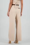 Pantalon sastre con pinza detalle contraste Hyp