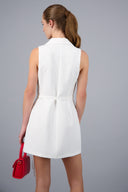 Button-down blazer dress