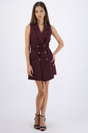 Vestido blazer botones