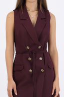 Vestido blazer botones