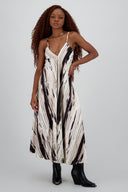 Maxi vestido estampado