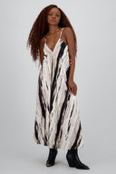 Maxi vestido estampado