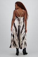 Maxi vestido estampado