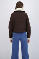 Chamarra suede peluche