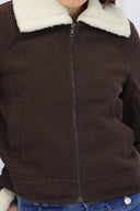 Chamarra suede peluche
