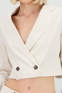 Saco espalda abirta lino