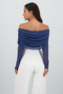 Mesh Off Shoulder Top