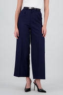 Pantalon sastre corte con cinturon hebilla