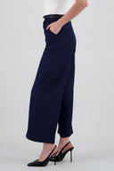 Pantalon sastre corte con cinturon hebilla
