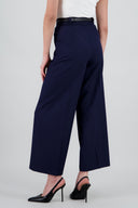Pantalon sastre corte con cinturon hebilla