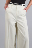 Pantalon sastre corte con cinturon hebilla