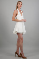 Vestido corto halter falda ampon hypsters
