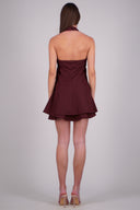 Vestido corto halter falda ampon hypsters