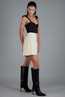 Mini falda sastreada