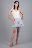 Mini falda bubble detalle cinta