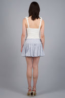 Mini falda bubble detalle cinta