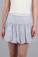 Mini falda bubble detalle cinta
