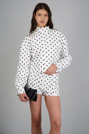 Chamarra bomber lunares