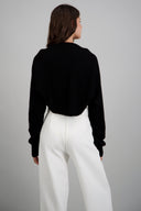 Cardigan bolero en tejido