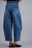 Jeans balloon tiro medio