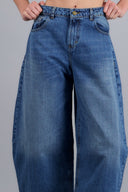Jeans balloon tiro medio