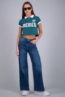 Top corto tipo polo México