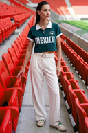 Top corto tipo polo México