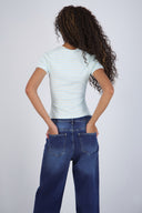 Playera fit slim rayas