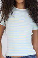 Playera fit slim rayas