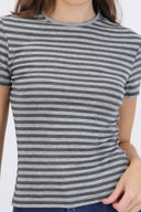 Playera fit slim rayas