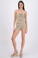 shorts mini rayas