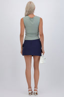 Falda short detalle abertura