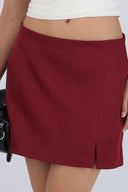 Falda short detalle abertura